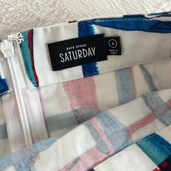 Kate Spade Saturday Utility Pocket Skirt – Painted Plaid – Size 6 - Picture 4 of 8